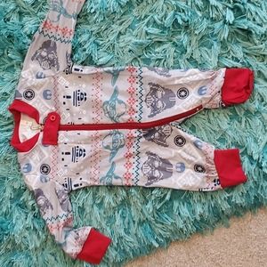 nwot infant 6 mos star wars sleeper zipper front
